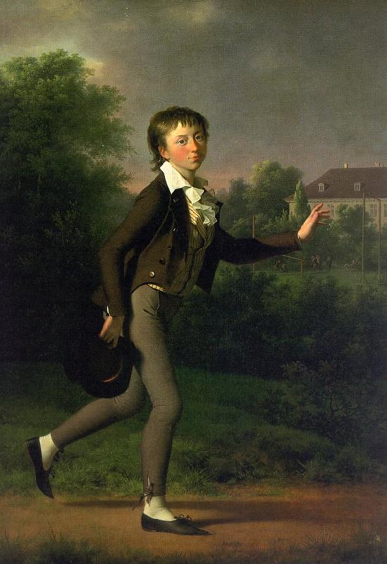 Jens Juel A Running Boy oil painting image